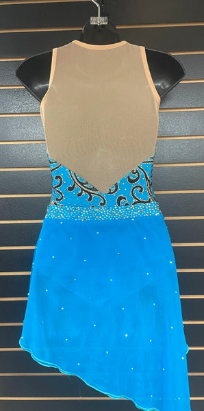 Brad Griffies Ready to Ship 419 Belted Dress with Crystals, Adult Small, Size 5