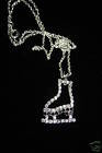 Austrian Crystal Boot Necklace