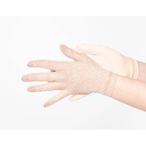 Jerry's 1121 Glitter Mesh Gloves - Beige Or Black
