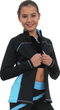 Chloe Noel J06 2-Tone Princess Seam Figure Skating Jacket