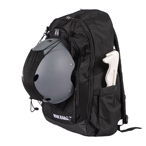 Rink Rabbit Helmet Holder on Skate Pack in Obsidian