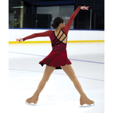 Aurora Ice READY TO SHIP AA098 Berry Sparkly Dress, Adult Small