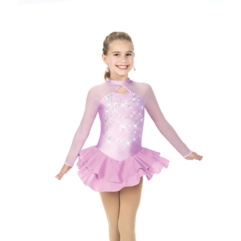 Aurora Ice AJ347 Strands of Crystals Dress