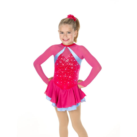 aurora pink blue dress Jerry's Ice Skating Dress