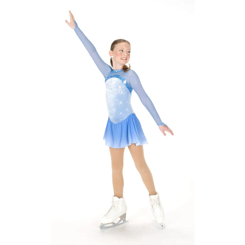 Aurora Ice READY TO SHIP AJ355 Ice Loops DressPowder Blue, Youth 10-1 M & M Skatewear Aurora Ice READY TO SHIP AJ355 Ice Loops DressPowder Blue, Youth 10-1 M & M Skatewear