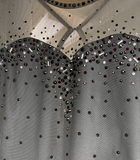 Brad Griffies Ready to Ship Long Sleeve Dress with Crystals, Adult Small, Size 5