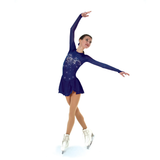 Solitaire Skatewear F22007Q Sweetheart Dress: Fancy Crystals Pattern