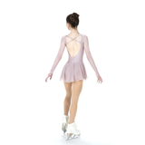 Solitaire Skatewear F26029 Dropped-Back Dress, Plain OR With Crystals