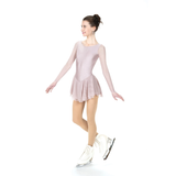 Solitaire Skatewear F26029 Dropped-Back Dress, Plain OR With Crystals