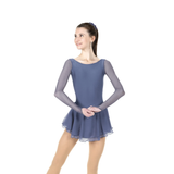 Solitaire Skatewear F26029 Dropped-Back Dress, Plain OR With Crystals