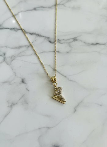 Ice Skate Necklace