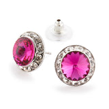 Crystal Earrings, 15mm size