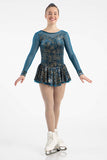 Mondor 12938 Fantasy on Ice Glitter Velvet Dress