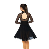 Solitaire Skatewear D22017 High Neck Dance Dress: Plain OR With Crystals