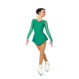 Solitaire Skatewear F22011R Soft Ruched Dress with Crystals