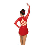 Solitaire Skatewear F22002R Strappy Back Dress: Lightly Crystalled
