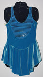 Motionwear Ready to Ship 8060 Sleeveless Sparkle Velvet Dress
