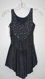 Motionwear 8060 Sleeveless Sparkle Velvet Dress