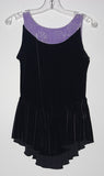 Motionwear 8060c Sleeveless Velour Dress