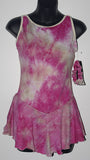 Six0 937 Pink Glitter Slinky Dress